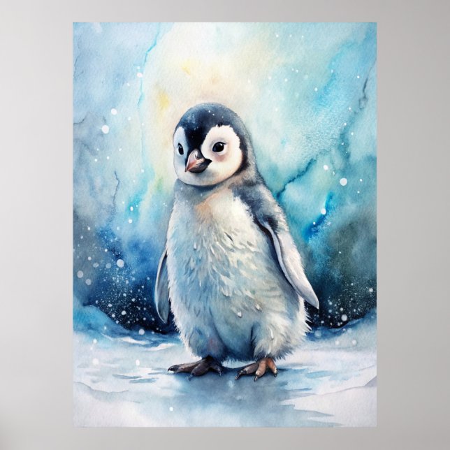 Póster Cute Penguin (Frente)