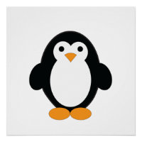 Cute Personalizado Penguin