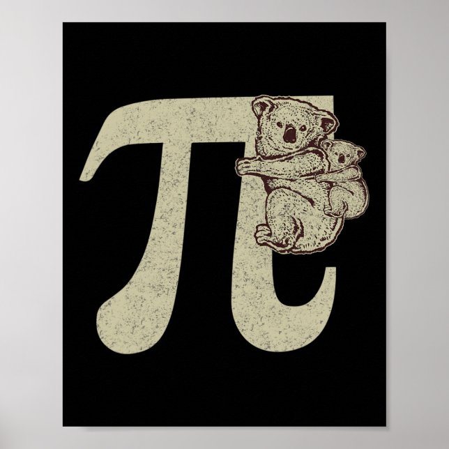 Póster Cute Pi Day 3.14 Math Fan Cutie Pie By (Frente)