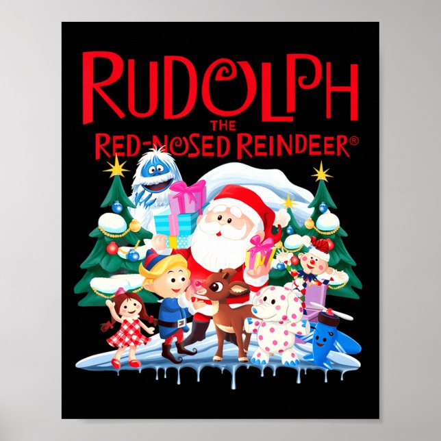 Póster Cute Rudolph The Red Nosed Reindeer Christmas Spec (Frente)