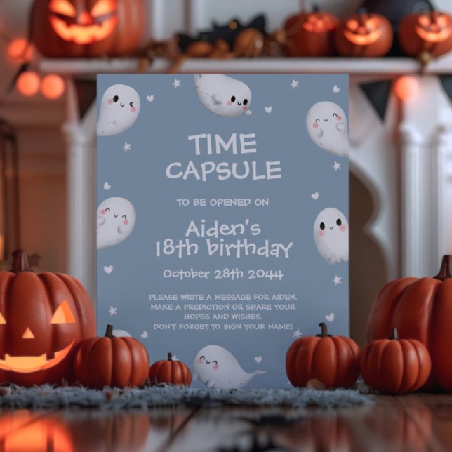 Póster Cute Spooky Un Rótulo de Cápsula de Halloween Time (Subido por el creador)