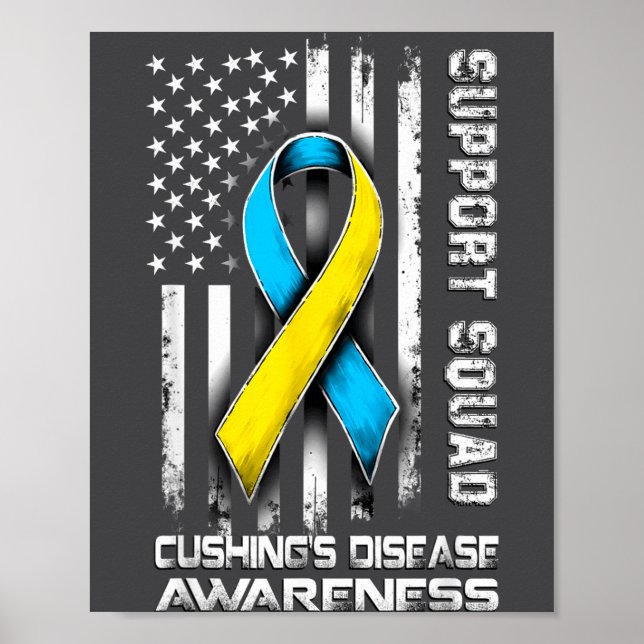 Póster Cute Support Disease s Squad Awareness Cushing (Frente)