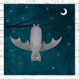 Póster Cute Vampire Bat