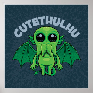Póster Cutethulhu