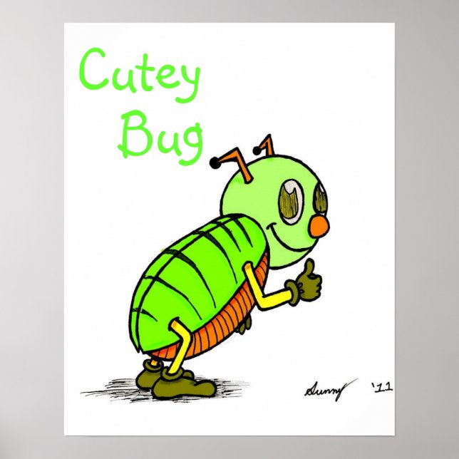 Póster Cutey Bug Poster (Frente)