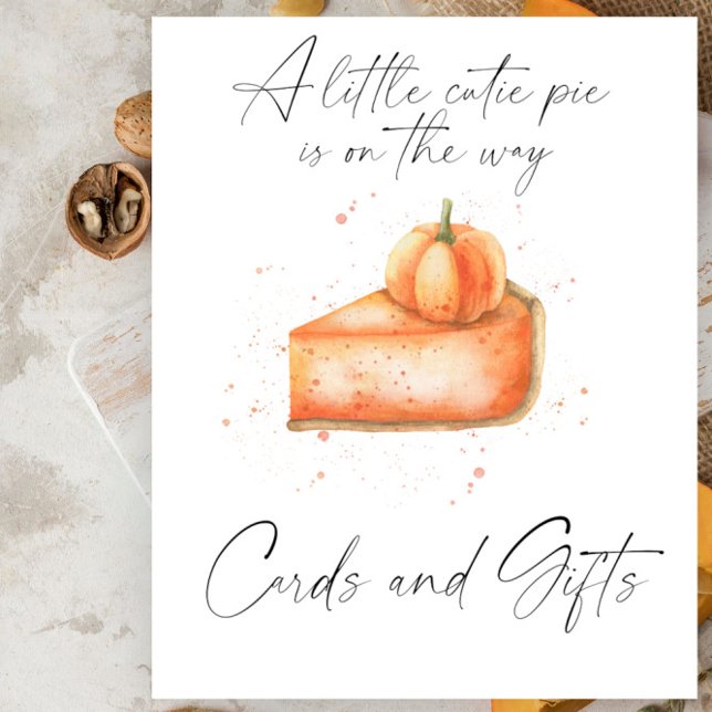 Póster Cutie pie calabaza banderas tarjetas y regalos (Subido por el creador)