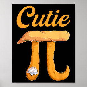 Póster Cutie Pie Pi Day Vintage Retro Math Lover Camiseta