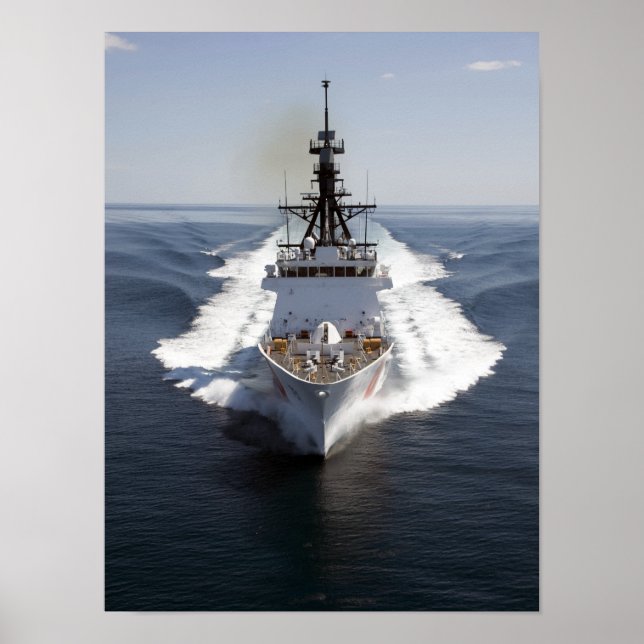 Póster Cutter Waesche de la Guardia Costera de Estados Un (Frente)