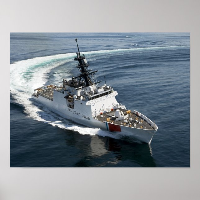 Póster Cutter Waesche de la Guardia Costera de Estados Un (Frente)