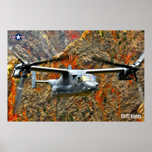 Póster CV-22 OSPREY - Special Operations (Frente)