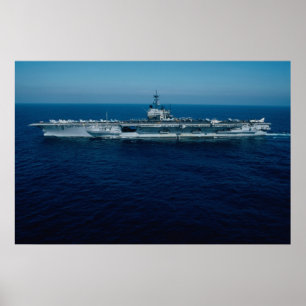 Póster CV-61 guardabosques 1986, portaaviones