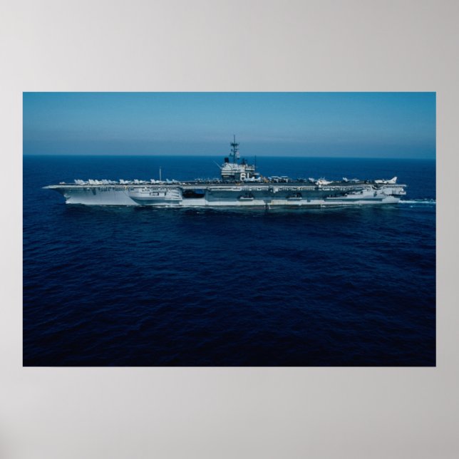 Póster CV-61 Ranger 1986, portaaviones (Frente)