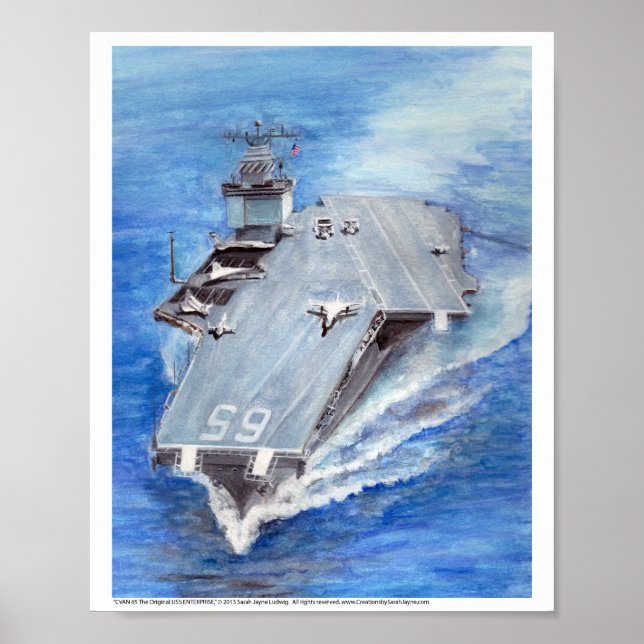 Póster CVAN 65 Enterprise (Frente)