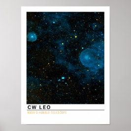 Póster CW Leonis IRC +10216 Educación Espacial