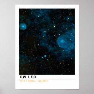 Póster CW Leonis IRC +10216 Educación Espacial