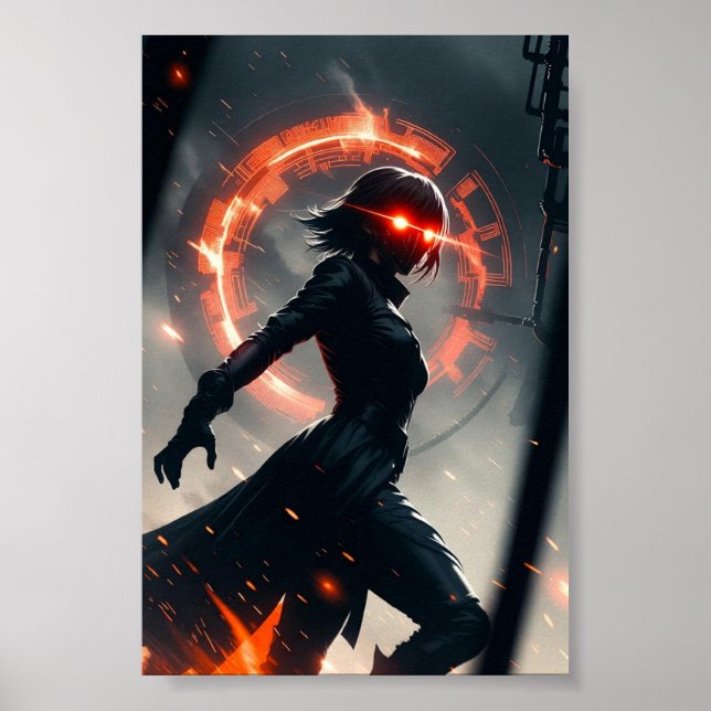 Póster Cyber Assassin (Frente)