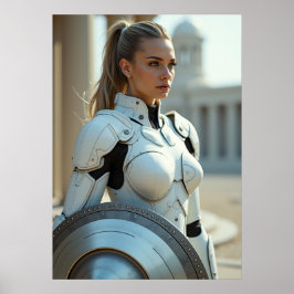 Póster Cyber Athena: Tactical Wisdom