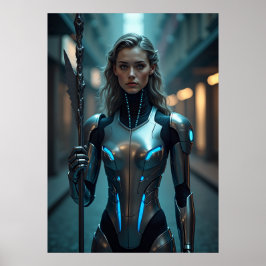 Póster Cyber Hermes: Data Wing Messenger