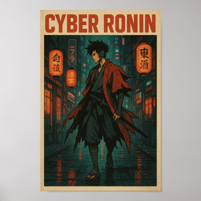 Póster Cyber Ronin (Frente)
