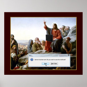 Póster Cyber Sermon Funny