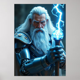 Póster Cyber Zeus: Lord of Thunder