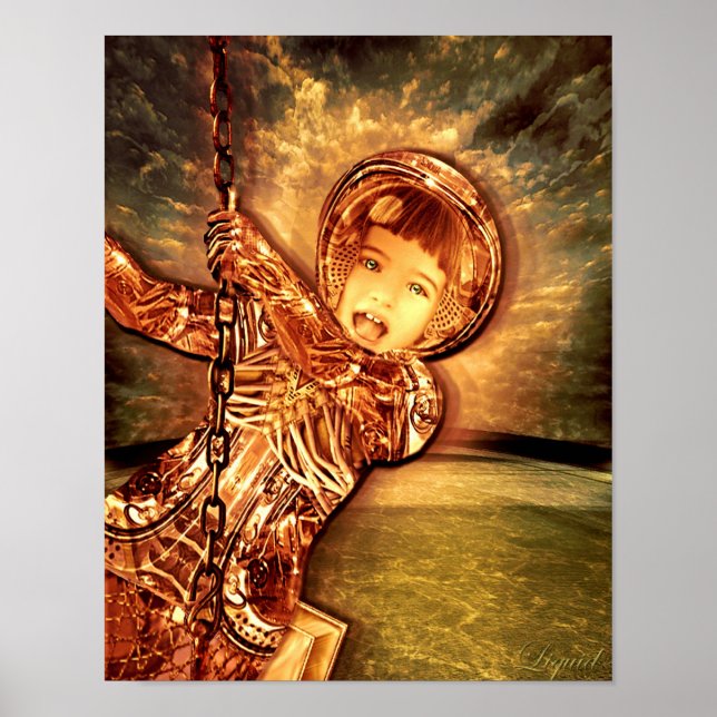 Póster Cyborg Alice Print (Frente)