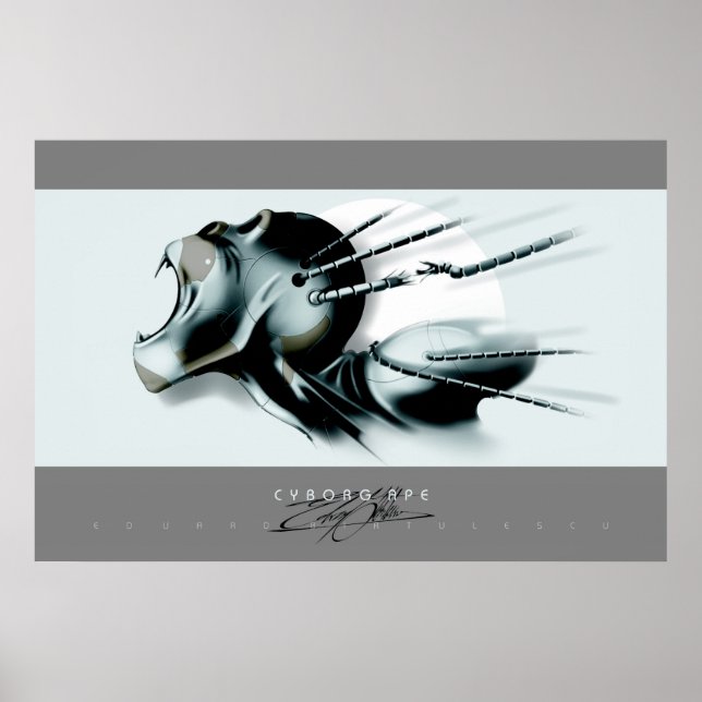 Póster Cyborg Ape (Frente)