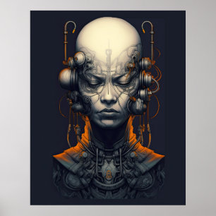 Póster Cyborg Chica Dreamer Teen