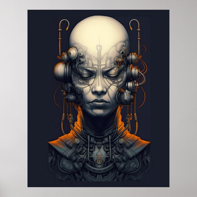 Póster Cyborg Chica Dreamer Teen (Frente)