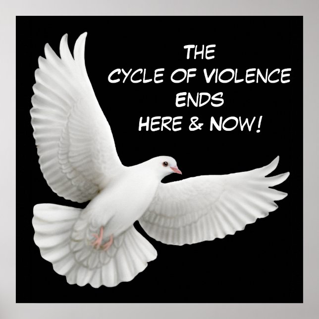Póster Cycle of Violence Ends Here Poster (Frente)