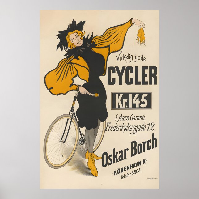 Póster Cycler Bicycle Poster (Frente)