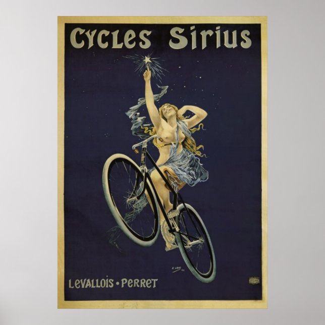 Póster Cycles Sirius Vintage Bicycle Poster (Frente)