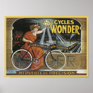 Póster Cycles Wonder Merveille de Precision