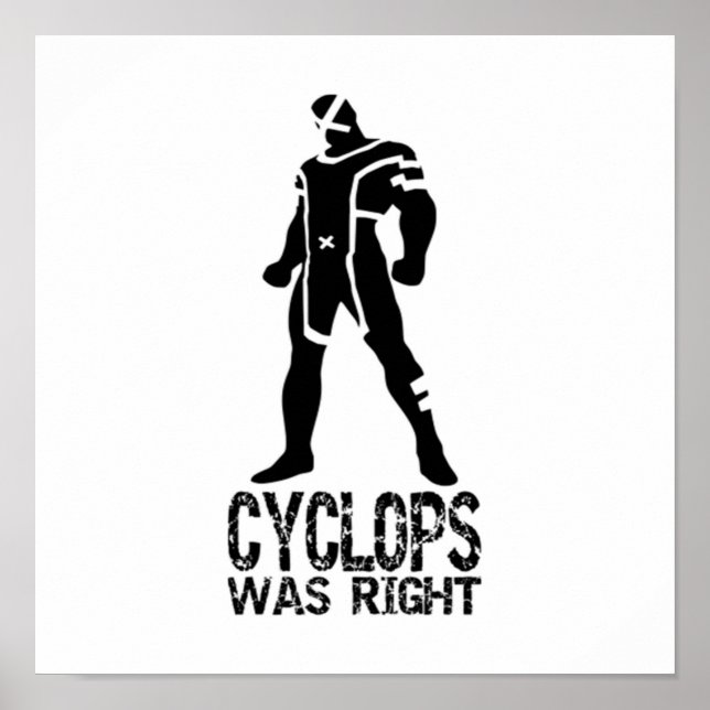 Póster Cyclops estaba en lo cierto (Frente)