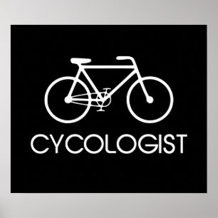 Póster Cycologist Cycling Cycle