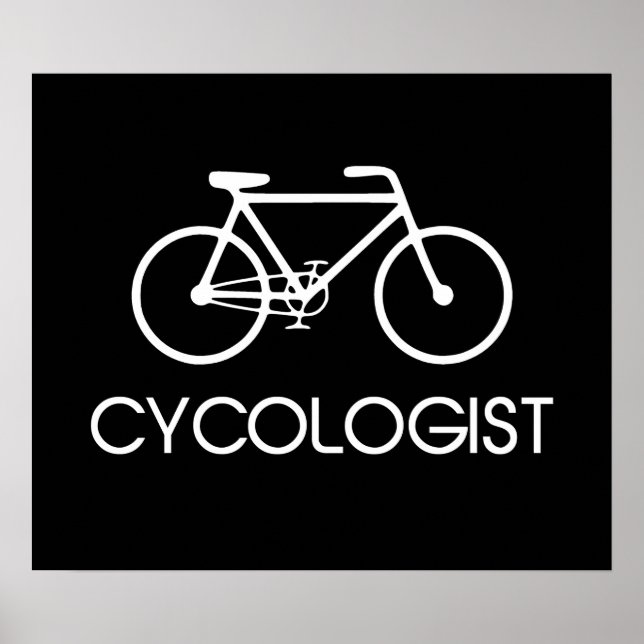 Póster Cycologist Cycling Cycle (Frente)