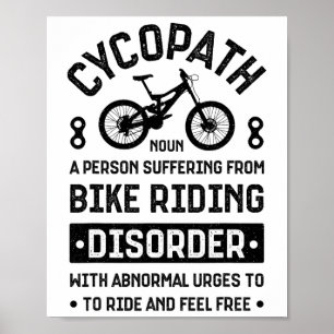 Póster Cycopath Ciclismo De Montaña Bicicleta Mtb Bici