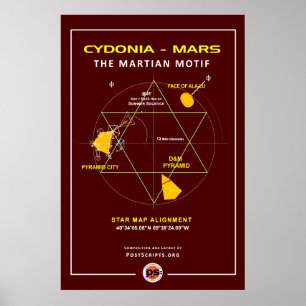 Póster Cydonia-Marte: Adorno