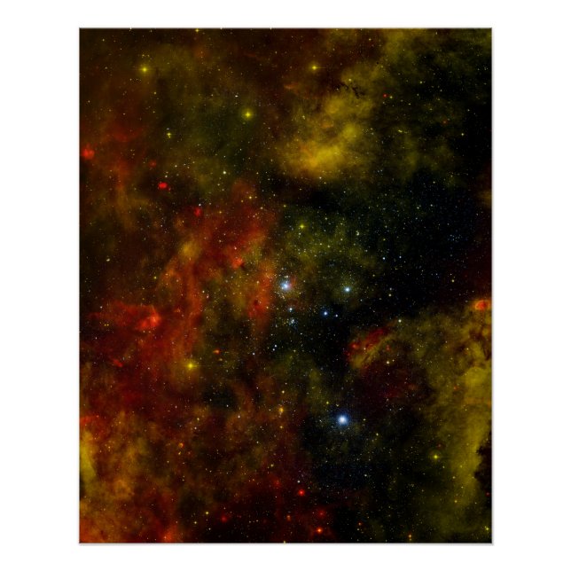Póster Cygnus OB2 Star Cluster (Anverso)