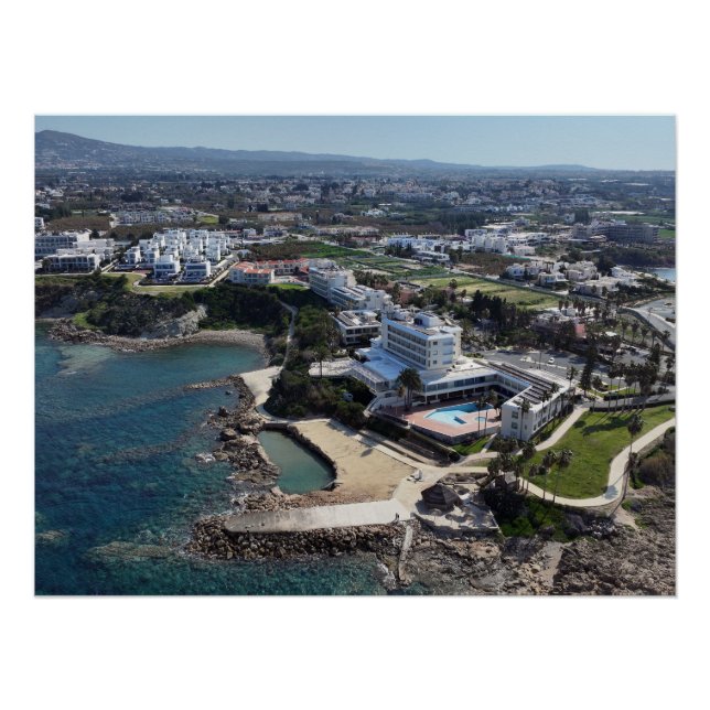 Póster Cynthiana Beach Hotel Paphos, Chipre (Anverso)