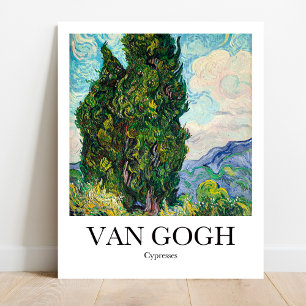 Póster Cypreses de Vincent Van Gogh