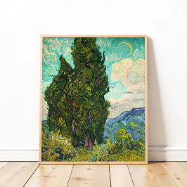 Póster Cypresses, Vincent van Gogh Art