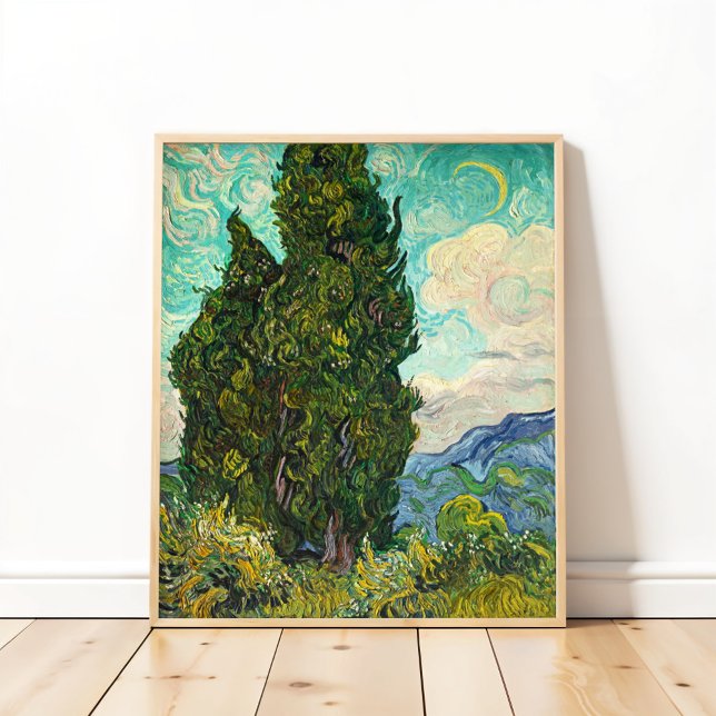 Póster Cypresses, Vincent van Gogh Art (Subido por el creador)