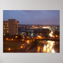 Póster D.C. de noche