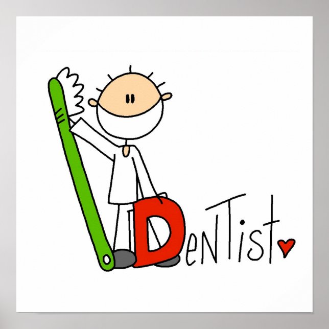 Póster D es para Dentist (Frente)