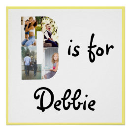 Póster D es para Nombre