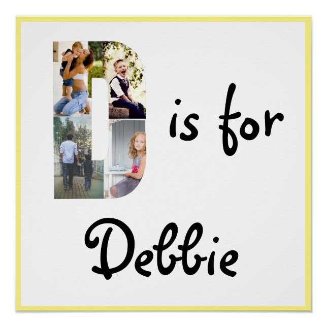 Póster D es para Nombre (Anverso)