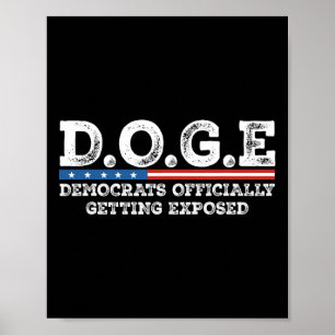 Póster D.o.g.e Doge Departamento De Eficiencia Gubernamen