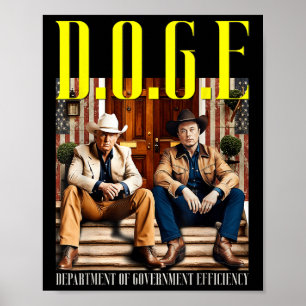 Póster D.O.P. Por ejemplo, Departamento De Eficiencia Gub
