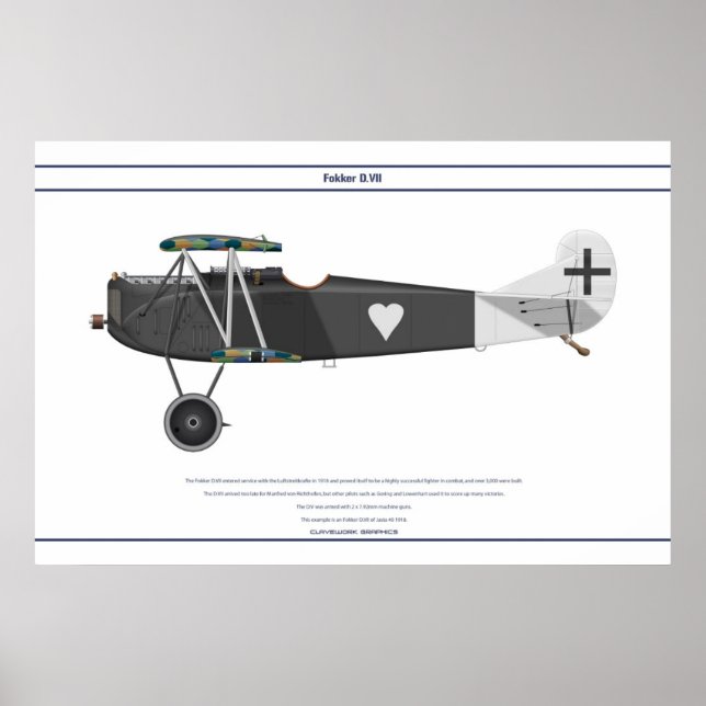 Póster D.VII Jasta 40 (Frente)